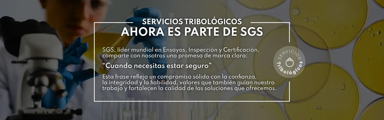Servicios Tribologicos es parte de SGS